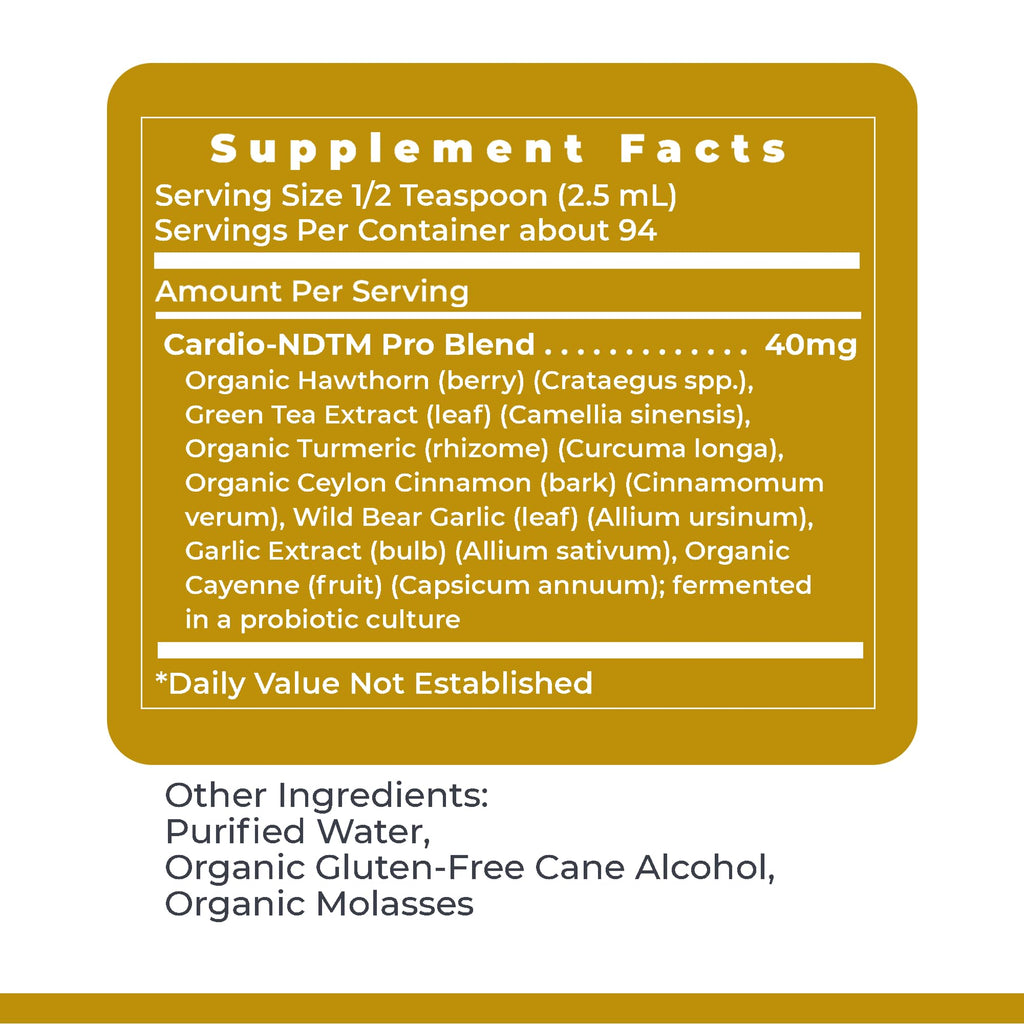 Premier Research Labs Fermented Cardio-ND — Probiotic Heart Health Liquid (8 oz)
