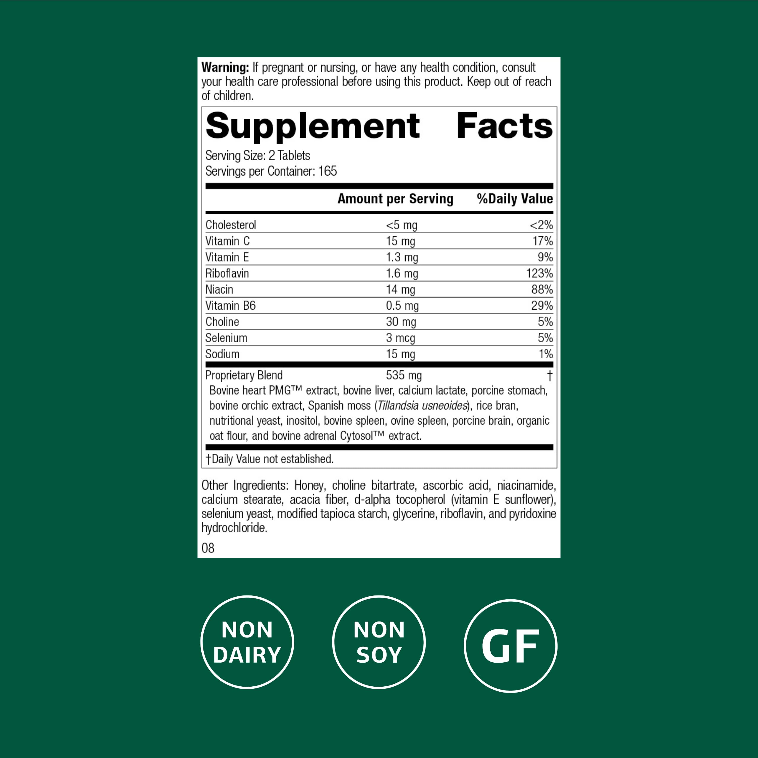 Cardio-Plus GF by Standard Process Inc. – Heart Health & Circulation Support – 330 Tablets
