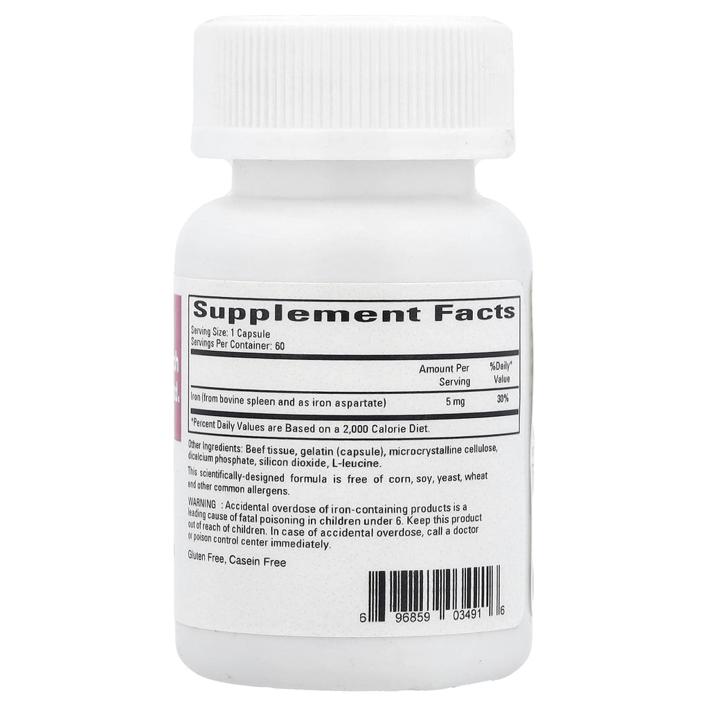 Cardiovascular Research Ferritin Capsules, 60 Count – Bioavailable Iron