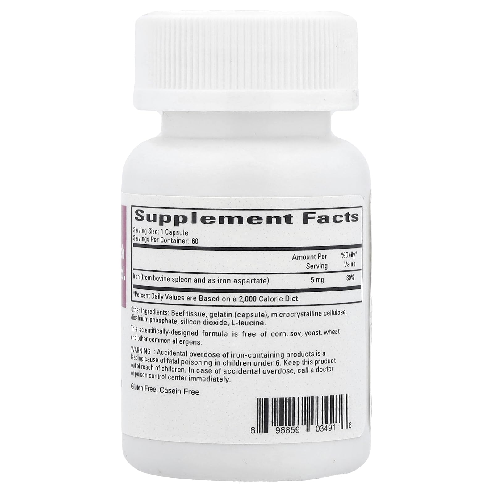 Cardiovascular Research Ferritin Capsules, 60 Count – Bioavailable Iron