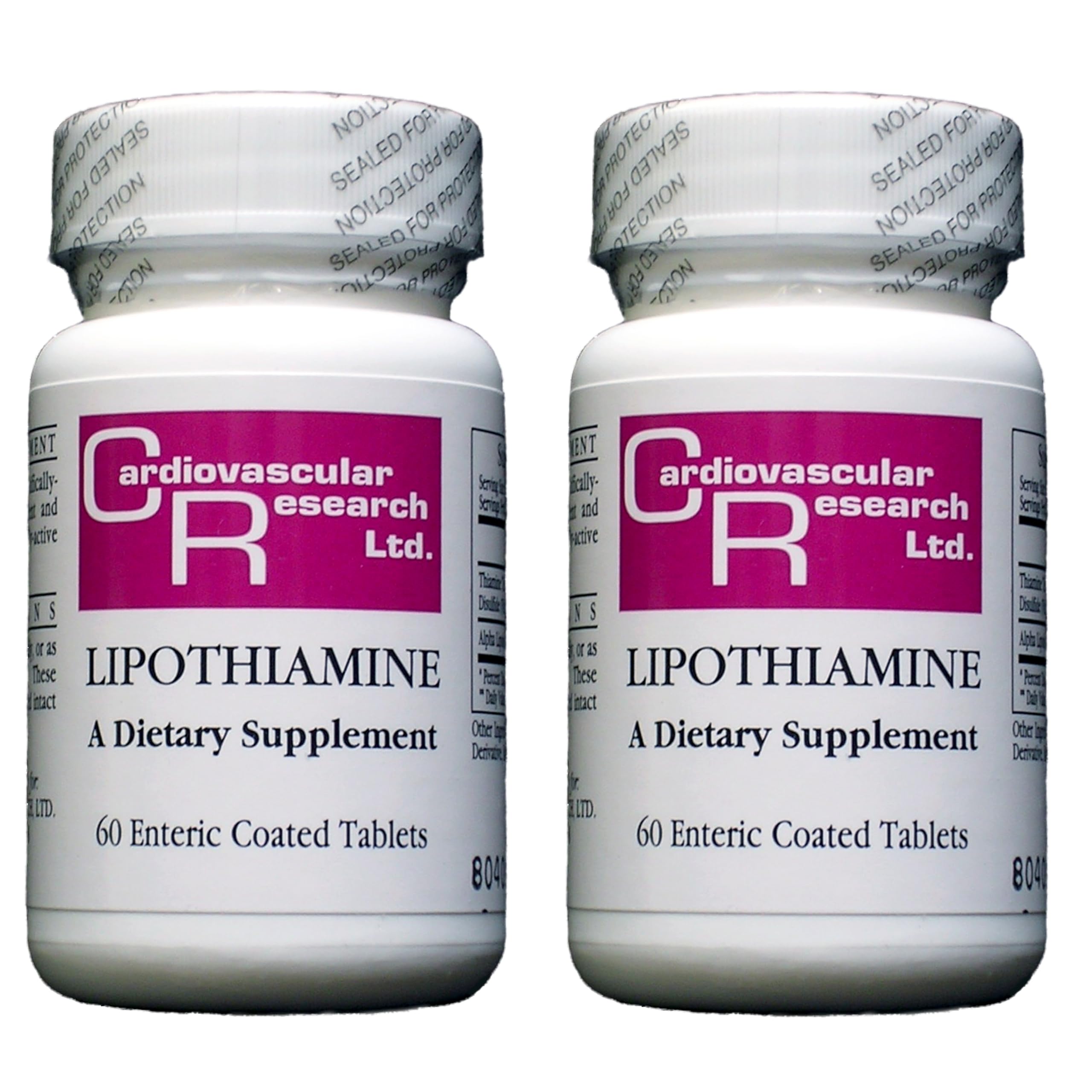 Cardiovascular Research Lipothiamine B1 with Alpha-Lipoic Acid – 120 Count