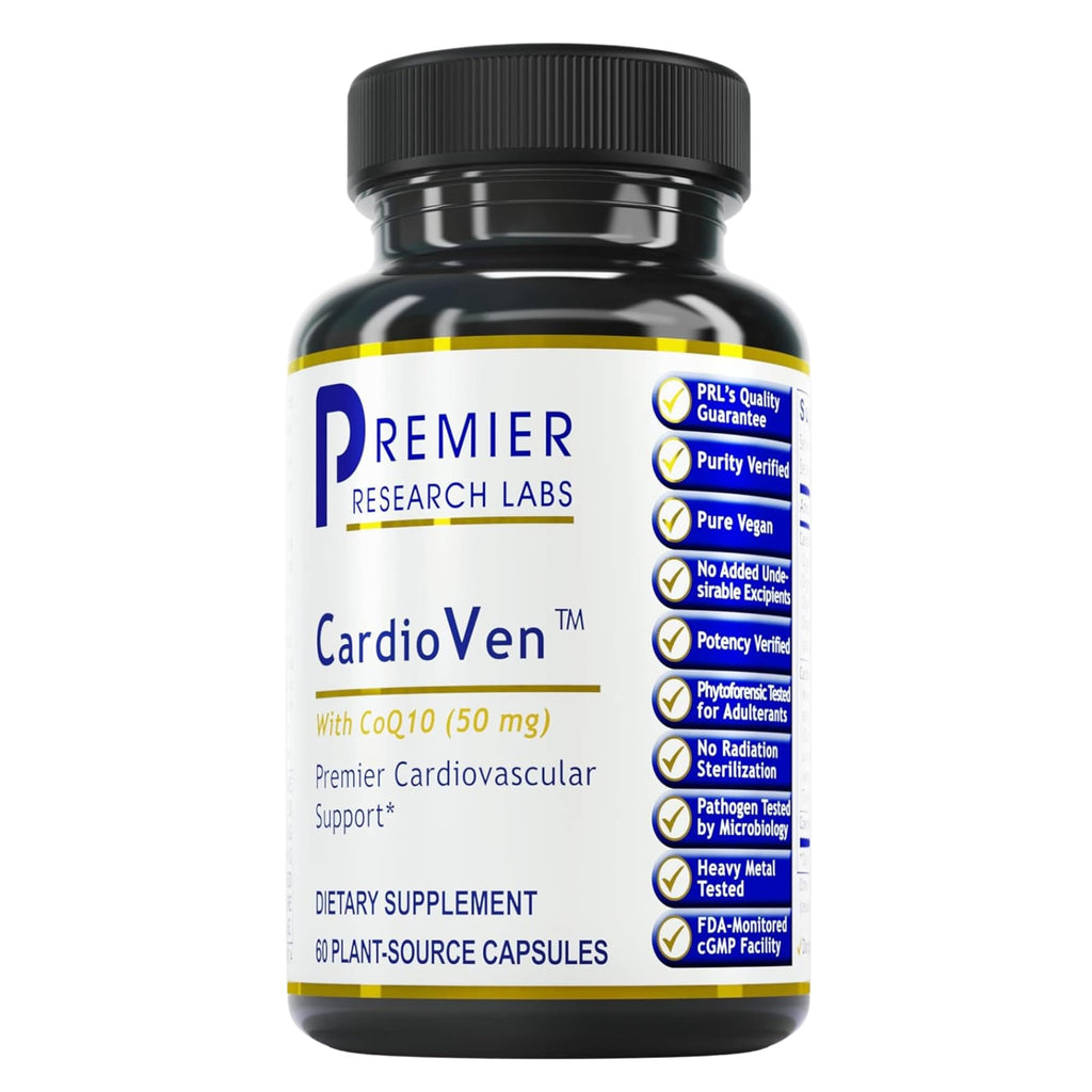 CardioVen by Premier Research Labs – CoQ10 Ubiquinol, Heart Health Supplement, 60 Vegetarian Capsules