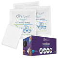 Care Touch Lens Wipes for Eyeglasses - 210 Count Pre-Moistened Wipes, 5 x 6 Inch, Portable Cleaner for Glasses, Sunglasses, and Camera Lenses