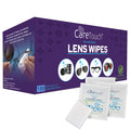 Care Touch Lens Wipes for Eyeglasses – 100 Count, Individually Wrapped, 5 x 6 in | Glasses, Sunglasses & Camera Lens Cleaner