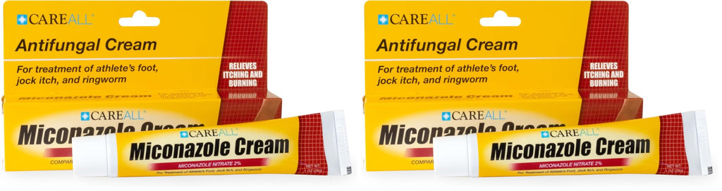 CareAll Miconazole Nitrate 2% Antifungal Cream – 1 oz, Pack of 2 | Compare to Leading Brand