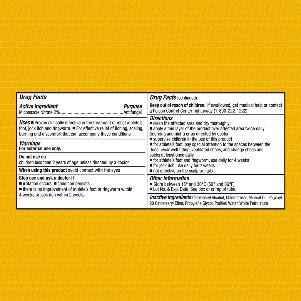 CareAll Miconazole Nitrate 2% Antifungal Cream 1 oz (4 Pack) – Compare to Leading Brand