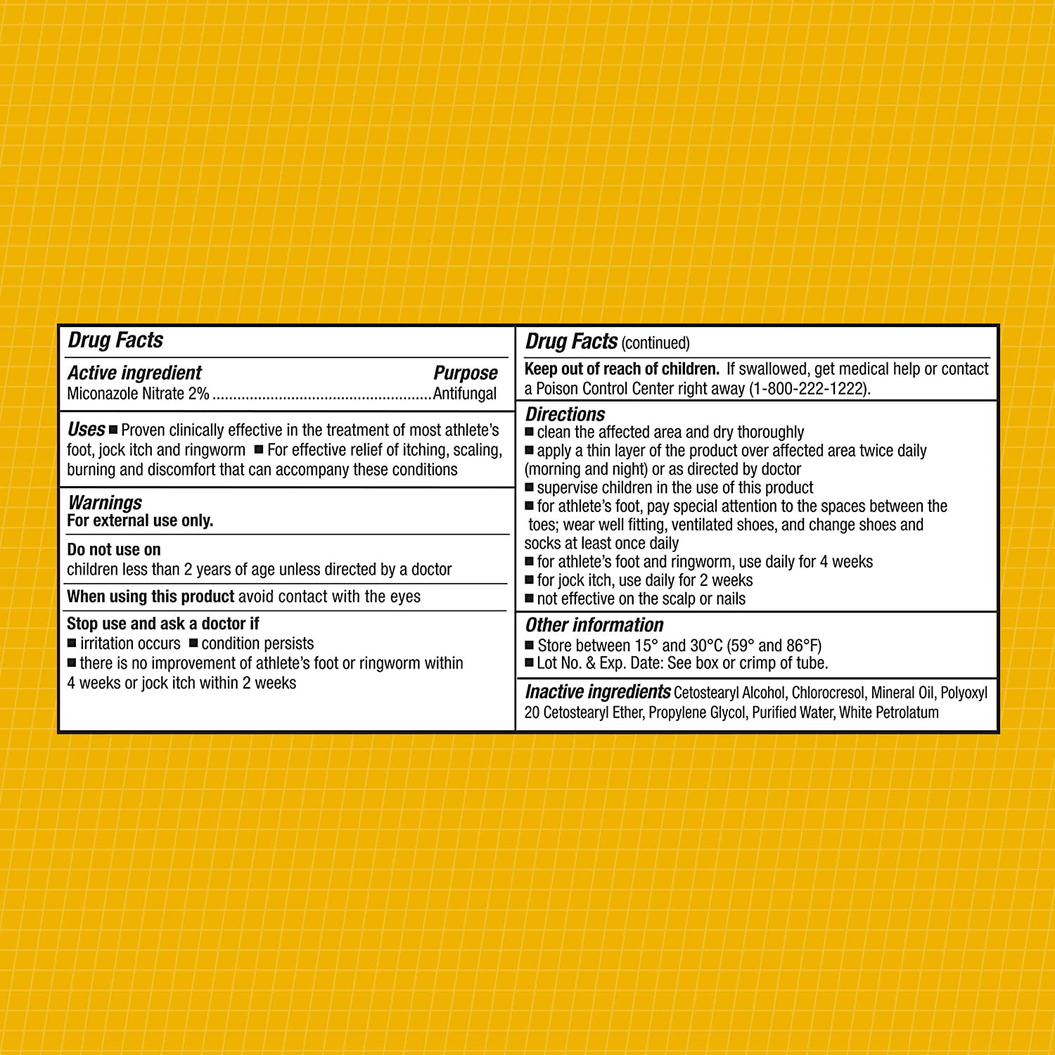 CareAll Miconazole Nitrate 2% Antifungal Cream 1 oz (4 Pack) – Compare to Leading Brand