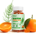 Careleaf Biotin Gummies – 10000 mcg Biotin for Hair Growth, Nails & Skin | 60 Count, Orange