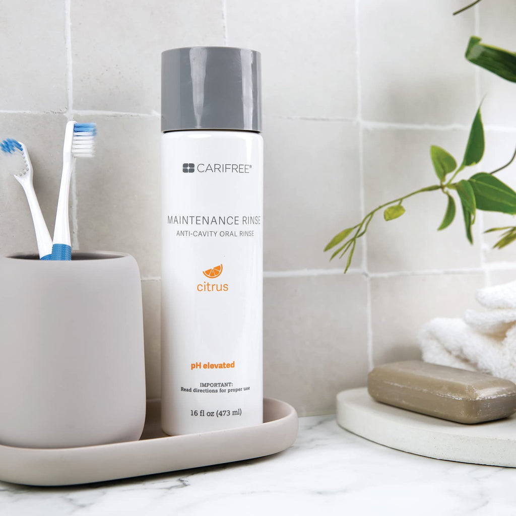 CariFree Maintenance Rinse Citrus – Dentist-Recommended Fluoride Mouthwash