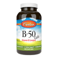 Carlson B-50 Gels | Vitamin B Complex for Energy Production & Cellular Support | 200 Softgels