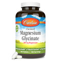 Carlson Chelated Magnesium 200mg – 180 Tablets | Magnesium Glycinate Chelate Supplement