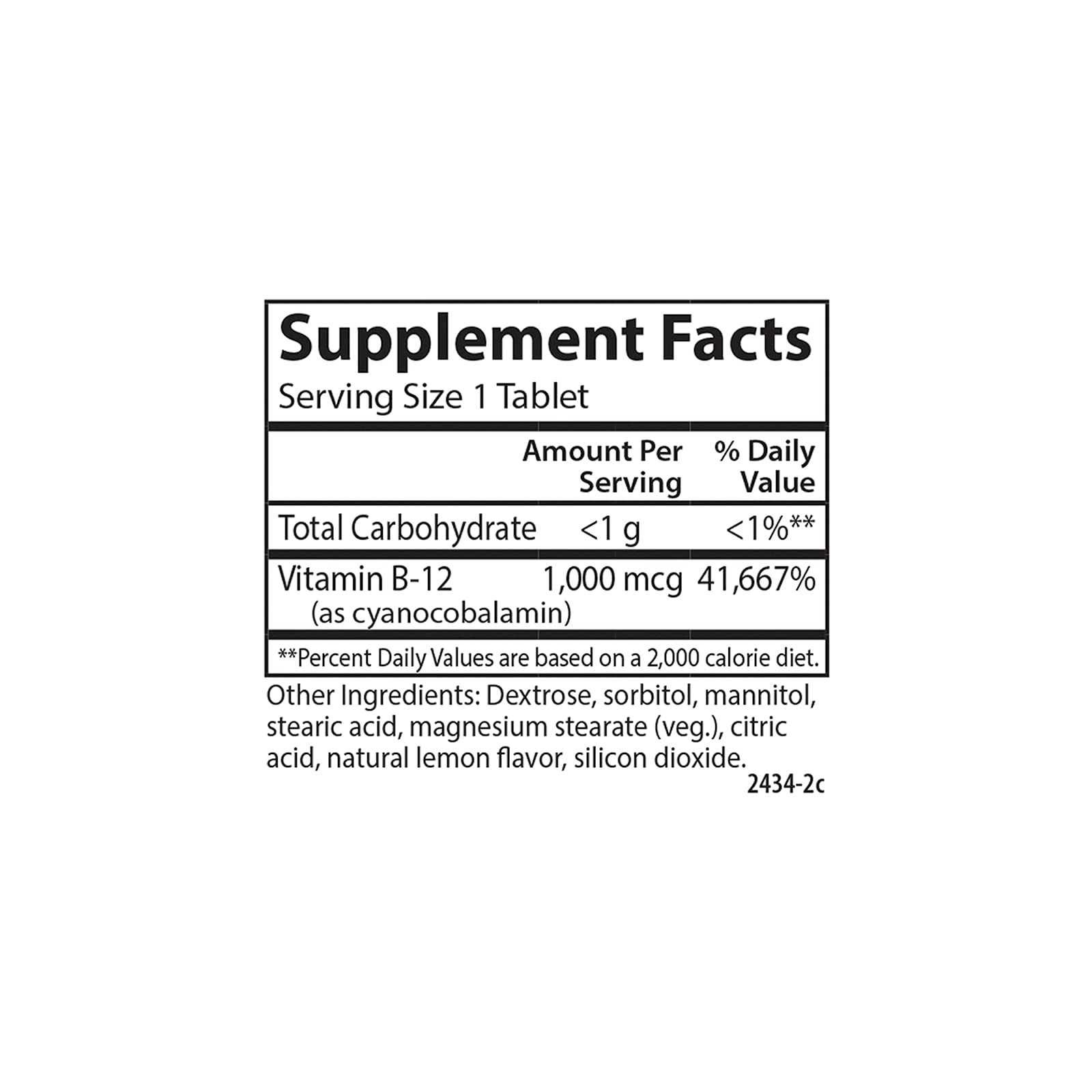 Carlson Chewable B-12 1000 mcg – Energy & Nerve Support, Lemon, 90 Tablets