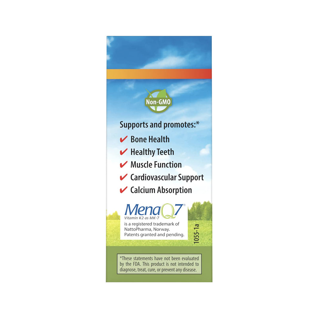 Carlson Super Daily D3 + K2, 50 mcg D3 + 45 mcg MK-7 | Heart & Bone Health | 90 Drops (Pack of 2)