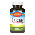 Carlson E-Gems Elite Vitamin E 1000 IU – Tocopherols & Tocotrienols, 60 Softgels