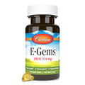 Carlson E-Gems Vitamin E 200 IU (134 mg) - Natural Source, 90 Soft Gels