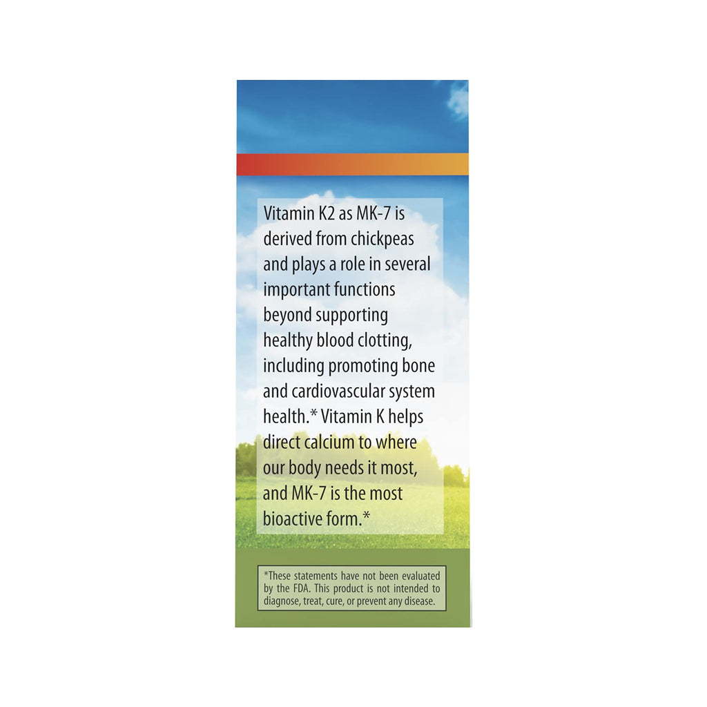 Carlson Super Daily K2 45 mcg MK-7 - Vitamin K2 Supplement