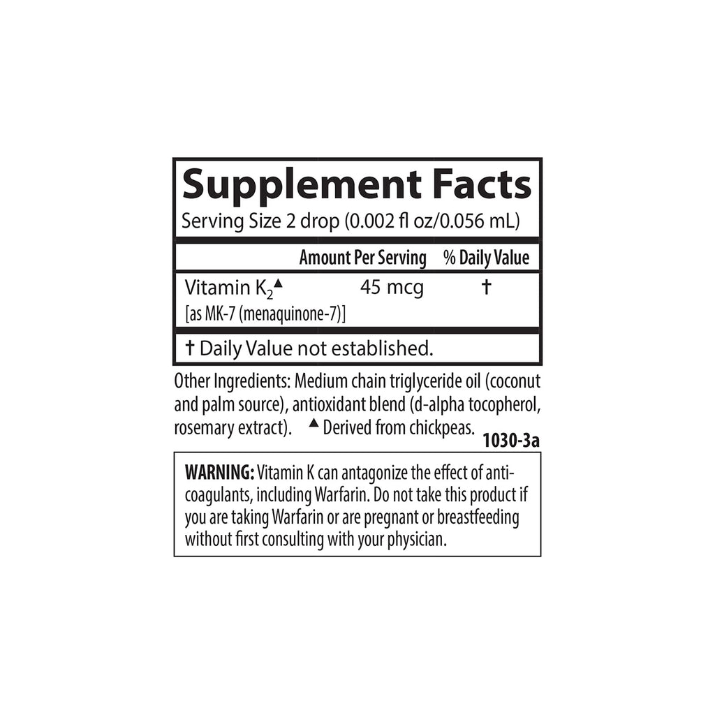 Carlson Super Daily K2 45 mcg MK-7 - Vitamin K2 Supplement