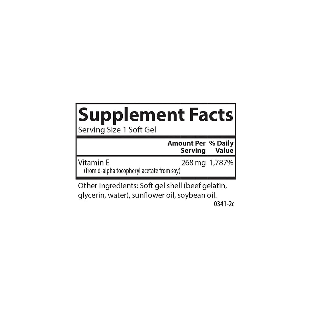 Carlson Labs E-Gems Natural Vitamin E 400 IU | 60 Softgels