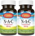 Carlson Labs NAC N-Acetyl Cysteine 500mg – 60 Capsules (Pack of 2)