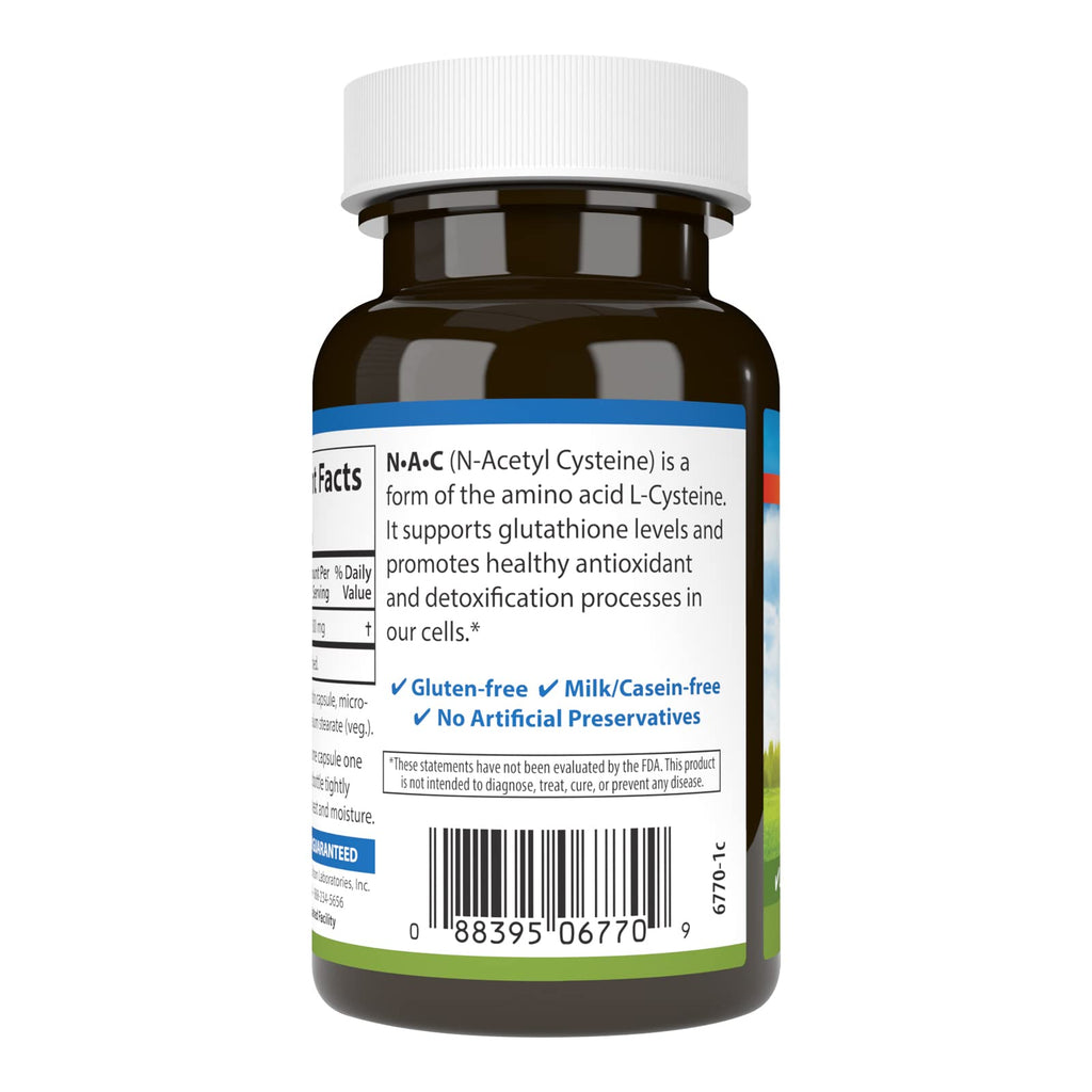 Carlson Labs NAC N-Acetyl Cysteine 500mg – 60 Capsules (Pack of 2)