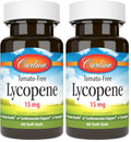 Carlson Lycopene 15 mg – Tomato-Free Prostate Health & Circulation Support (60 Softgels, Pack of 2)