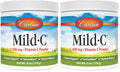 Carlson Mild-C Vitamin C Powder - Immune Support, 6 oz (170 g) Pack of 2