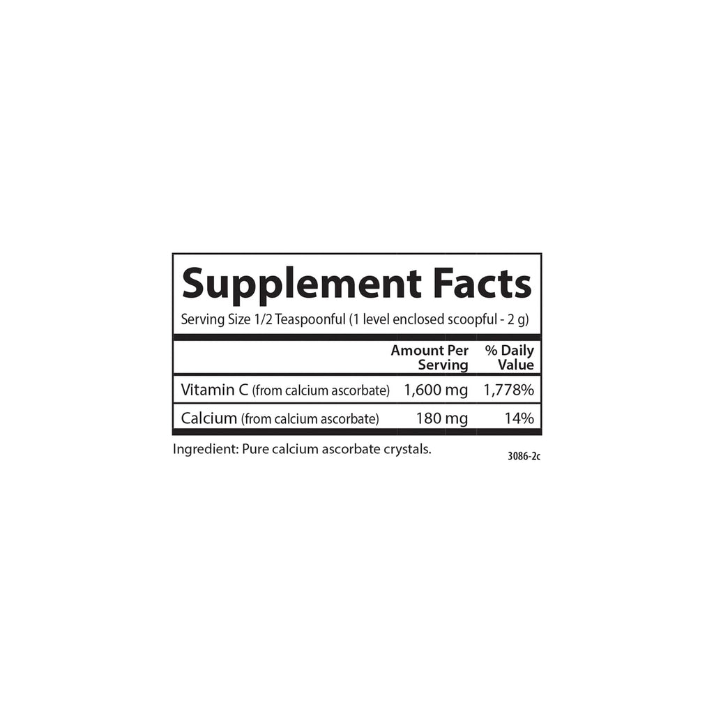 Carlson Mild-C Vitamin C Powder - Immune Support, 6 oz (170 g) Pack of 2