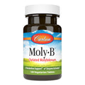 Carlson Moly-B Chelated Molybdenum – Metabolism Support & Enzyme Activation | 100 Vegetarian Tablets