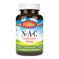 Carlson NAC 500mg – N-Acetyl Cysteine for Liver Health & Immune Support | 120 Vegetarian Capsules