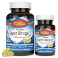 Carlson Super Omega-3 Gems – Pescetarian Norwegian 1,200 mg | 100 + 30 Soft Gels