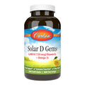 Carlson Solar D Gems: Vitamin D3 6000 IU + Omega-3 (EPA/DHA), Lemon, 360 Softgels
