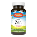 Carlson Totally Zen – GABA, L-Theanine & B Vitamins | Calm Mood & Mental Clarity | 60 Capsules
