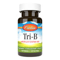 Carlson Tri-B B-Complex Vitamins | B6 B12 Folic Acid - 120 Tablets | Heart Health