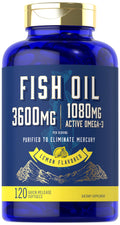 Carlyle Fish Oil 3600mg – 1080mg Omega-3, 120 Count, Non-GMO