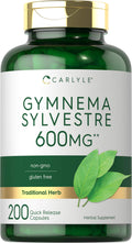 Carlyle Gymnema Sylvestre 600mg Capsules – 200 Count | Non-GMO & Gluten Free