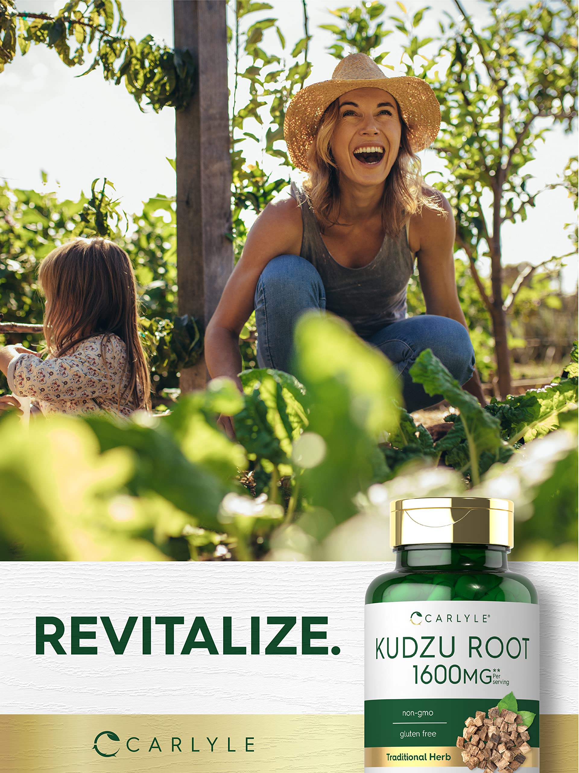 Carlyle Kudzu Root 100 Capsules – Non-GMO & Gluten Free