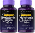 Carlyle Melatonin 40mg Complex – 150 Fast Dissolve Tablets | Extra Strength
