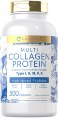 Carlyle Multi Collagen 2000mg Capsules – 300 Count | Keto & Gluten Free