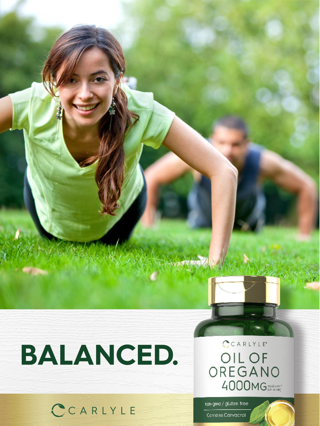 Carlyle Oregano Oil 4000mg Supplement – 150 Softgels | Carvacrol | Non-GMO & Gluten Free | Pack of 2