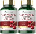 Carlyle Tart Cherry Extract Capsules – 200 Count, Non-GMO & Gluten Free (Pack of 2)