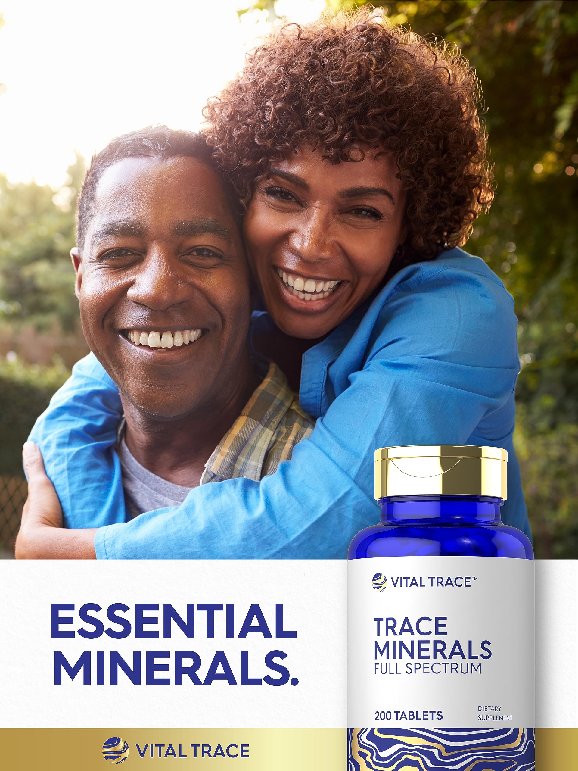 Carlyle Trace Minerals - 200 Tablets | Full Spectrum, Non-GMO & Gluten Free