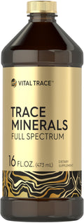 Carlyle Trace Minerals Liquid - 16 oz Full Spectrum with Magnesium | Vital Trace