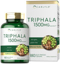 Carlyle Triphala Capsules 1500mg | 180 Count | Herbal Non-GMO Gluten Free