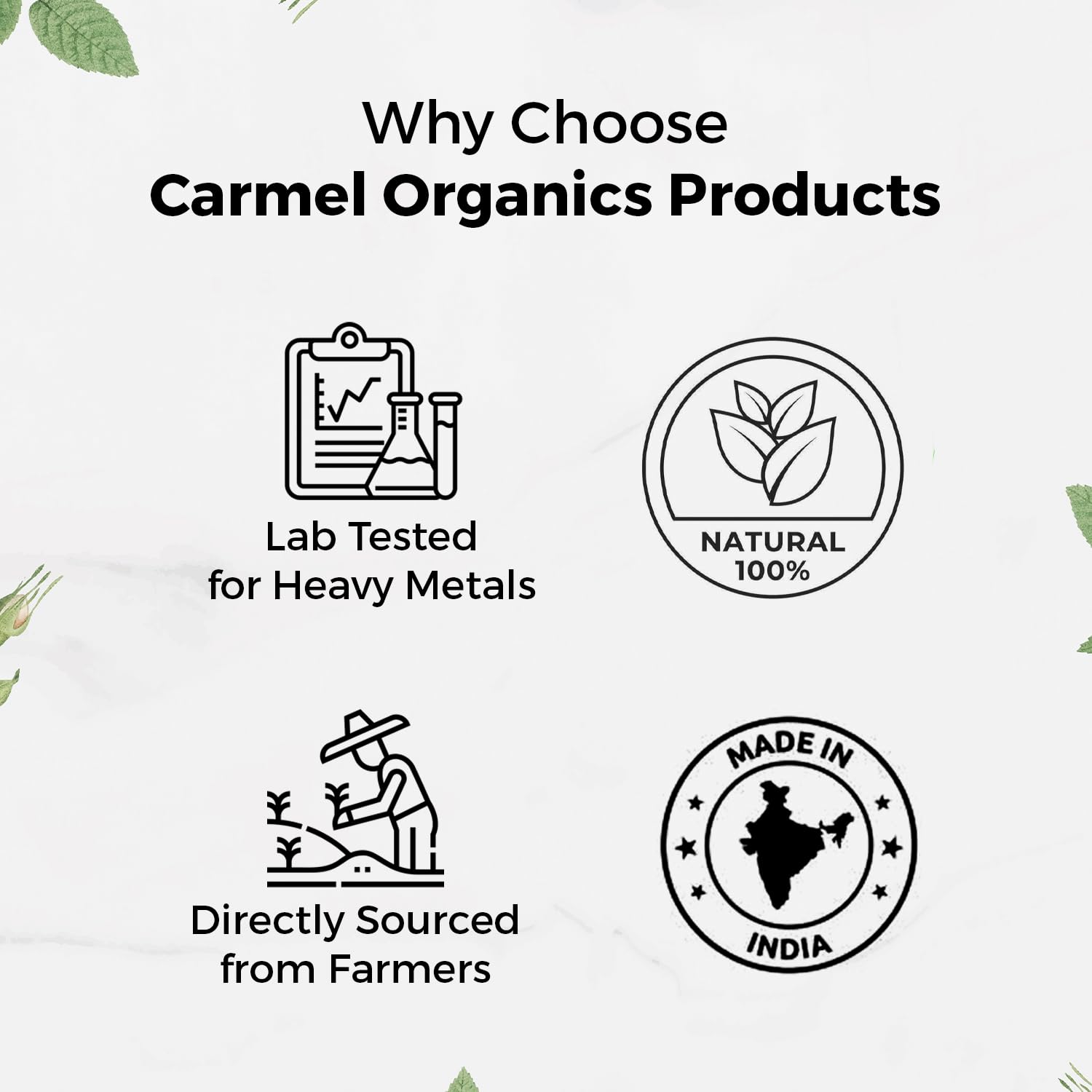 Carmel Organics Triphala Powder (8 oz) for Digestive Support - No Preservatives | Harad, Baheda & Amla