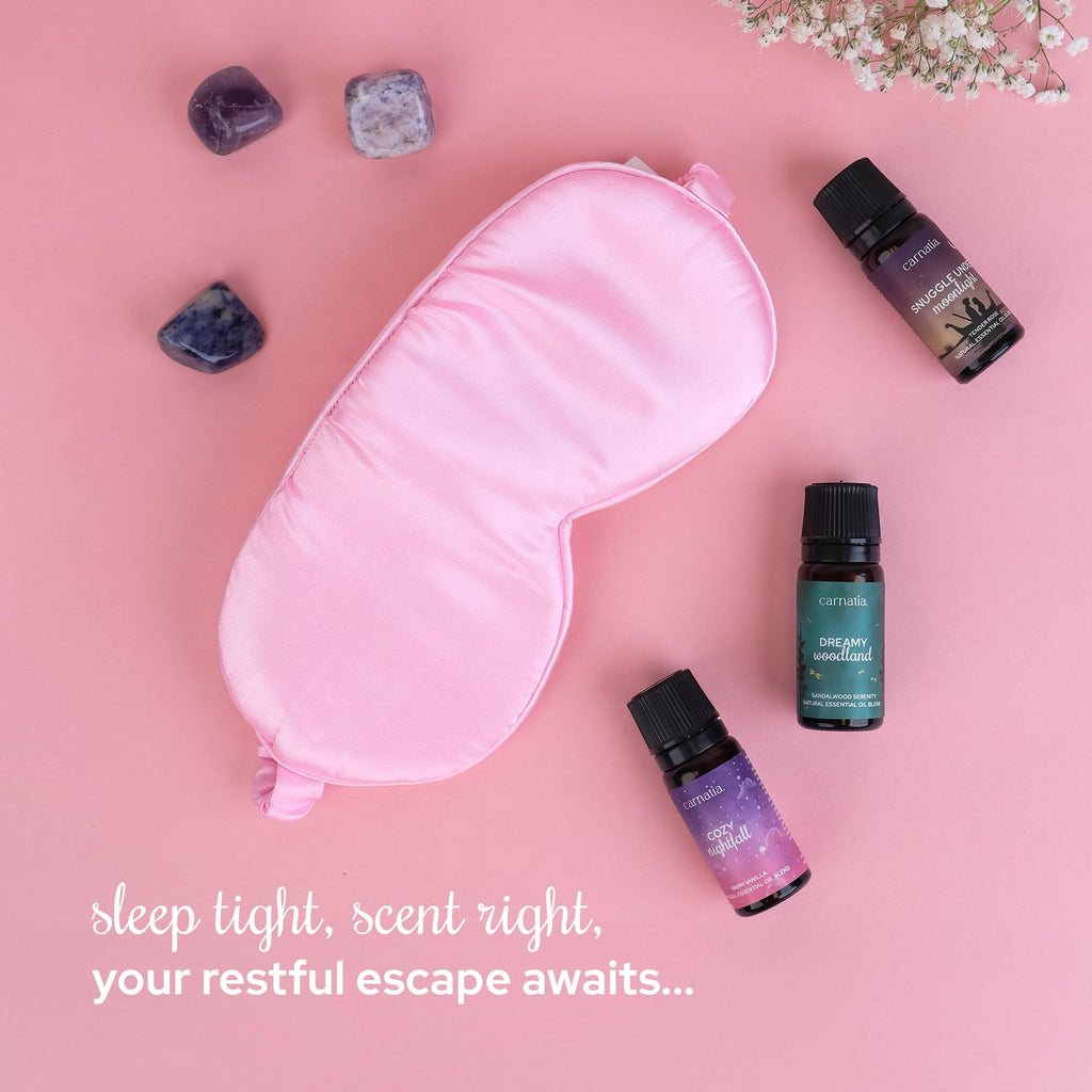 Carnatia Sleep Essentials Essential Oil Set - 6 Calming Blends for Deep Sleep & Relaxation