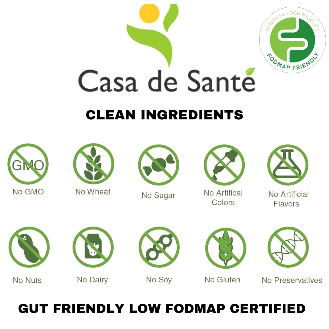 Casa de Sante FODMAP Digestive Enzymes – 18 Enzymes, No GMO