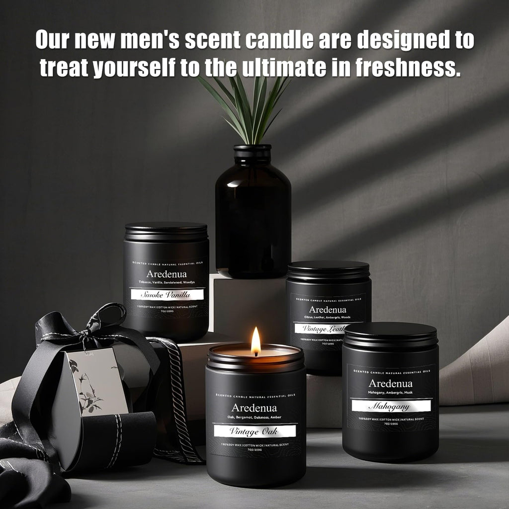 Cashmere Lavender Candle - 7oz Soy Candle for Home Scent & Aromatherapy | 50 Hour Burn Time