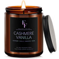 Cashmere Vanilla Scented Candle – 7oz Soy Wax, Aromatherapy Gift for Women & Men