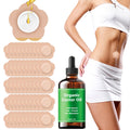 50Pcs Castor Oil Belly Button Patch Kit – Organic Cold-Pressed Oil