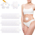 50pcs Castor Oil Belly Button Wraps – Self-Adhesive Disposable Pads (Oil Not Included)
